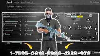 BGMI NEW UPDATE 4.2 🔥 BEST SENSITIVITY CODE + CANTROL SETTING BGMI / PUBG MOBILE 