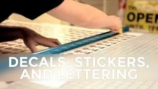 Decals, Stickers, and Lettering - Yes! We can do it