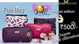 Fab Bag August 2019 | sugar Products | Discount Code | Pooja