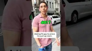 Asking fit guy to prove his pull-ups. #workout #pullups #nyc #fitness #interview