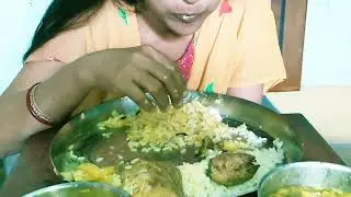 BIG BITE | RICE , ILSHA FISH CARRY , POMFRET CARRY | EATING SHOW |