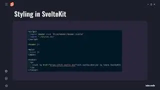 Svelte Fundamentals - Styling Svelte