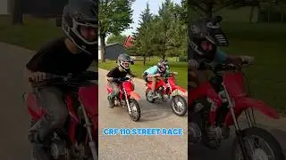 Стандартный CRF110 2025 года против модифицированного CRF110 2020 года #автомобиль #мотоцикл #ску...