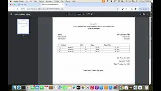 Creating invoice PDF through ionic app