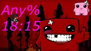 18:15 Super Meat Boy Any% Speedrun