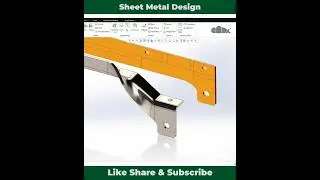 Twisted flange | Creo Sheet metal tutorials | Shorts | cadx