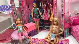 Barbie Sisters Bedroom Morning Routine!!