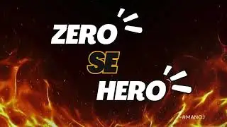  ZERO TO HERO | Motivational Rap Anthem | Story Of Hustle &times; Grind &times; Victory | Official Song Out Now 
