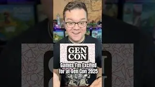 Are you going to Gen Con and what games are you excited to see?? #boardgames #gencon