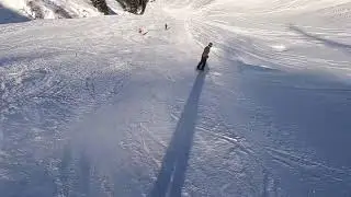 Skigebiet Fellhorn / Kanzelwand: Talabfahrt Kanzelwand - Riezlern