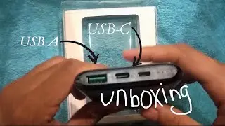 Unboxing AUKEY 10000mAh Ultra Slim Power bank