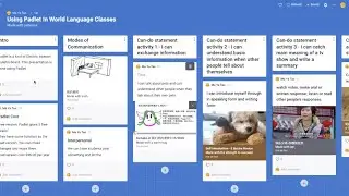 Favorite Tools for World Language Classes - Padlet