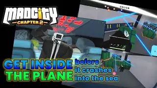 MAD CITY GLITCH How to Get INSIDE the Cargo PLANE BEFORE it TAKES OFF in Roblox