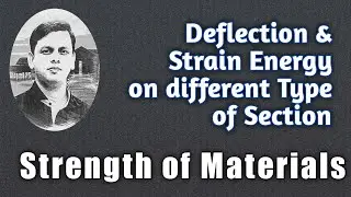 Deflection due to Self weight, strain energy, Strength of materials, Crex, wbpsc je, ssc je.