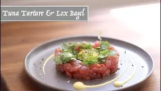 Tuna Tartare & Lox Bagel