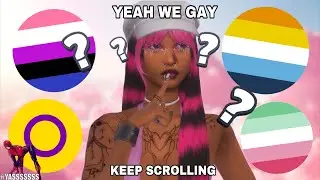 ☆ PRIDE FLAGS As Sims 🌈🏳️&zwj;🌈 | Sims 4 CAS ☆