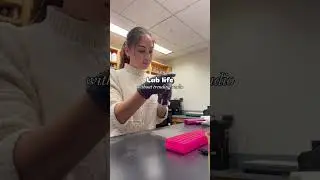 Lab life #dayinthelife #phdstudent #phdstudentvlog #stem #research