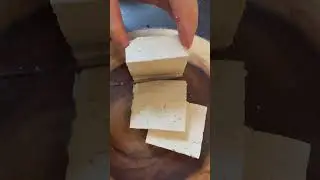 Organic cold tofu with Sesame Sauce!