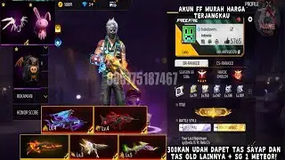 AKUN FREE FIRE MURMER!! EPAS S8 + S9!! TAS SAYAP OLD ON 😱 CUMA 300K AN!
