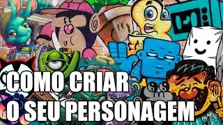 COMO CRIAR PERSONAGEM DE GRAFFITI - Tutorial completo