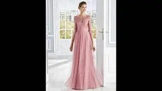 Vestidos Largos Rosado Pastel