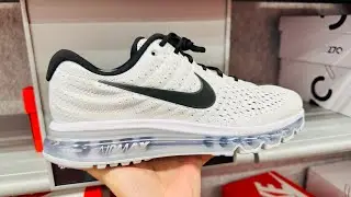 Nike Air Max 2017 White Black Men's #nikesneakers #nike #runningshoes