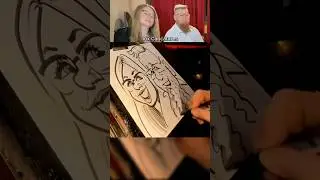Party Caricatures - #partyentertainment #drawfaces #caricaturist #liveentertainment #art
