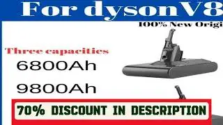 #aoae 21.6V For Dyson V8 Battery Absolute V8 Animal Li-ion SV10 Vacuum Cleaner series Rechargeable