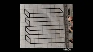 3d optical illusion drawing #viral #trending #3d #drawing #illusion #shorts #explore