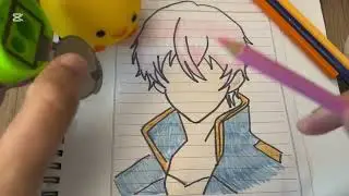 🎧 ASMR Fan Art | تلوين شخصية شاب أنمي 🌸🎨