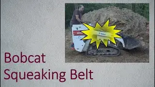 Bobcat MT85 belt squeaking - Tensioner replacement