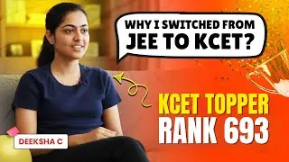 😱 KCET 2025 Topper (Rank 693) Reveals Why She Quit JEE & Chose KCET 💥 | Her Honest Story 💬