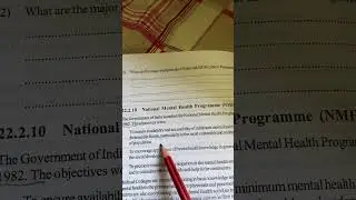 National Mental Health Programme ||DNHE||NMHP#shorts