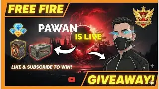 🔴PAWAN IS  LIVE  | FREE FIRE  DIAMONDS GIVEAWAY 🔥 | BIG GIVEAWAY TODAY  #pawanfflive #livegiveaway