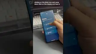 Motorola Edge 40 Peek Display Уведомление Быстрый просмотр