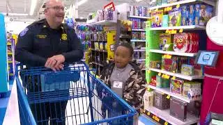 Warren Police bring holiday cheer with Shop with a Hero Events &ndash; events have largest turnout ever!