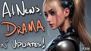 AI News, Drama, and Updates - China Strikes back!  Is all your data scraped?! - 7/7/23