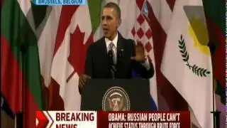 President Obama Keynote EU Speech in Brussels FULL Statement Low