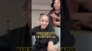 Kulture's Braids Moments! | Mini Cardi B in the Making? 👧🏽 #cardib #kulture