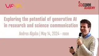 SciComm Academy talk: Exploring the potential of generative AI in research and science communication