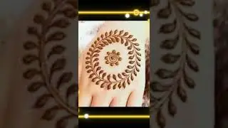 3 best henna designs for EID ||step by step #shorts