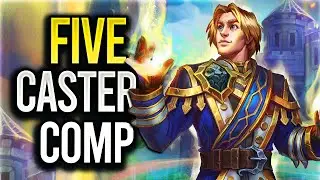 AN INSANE BUILD WITH 5 CASTERS! | Hearthstone PVP Mercenaries Gameplay | Holy Comp Guide