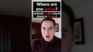 Where are you going? #aprendeingles #shorts