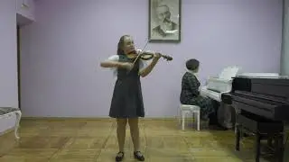 Бурдукова Вероника 12 лет. Р. Крейцер Этюд №35, Ф. Рис Непрерывное движение