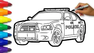 Watch This Police Car Drawing Come to Life!