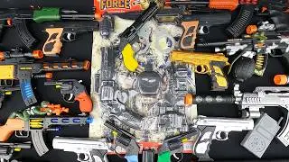 Toy Gun Arsenal Unboxing! AK-47, M4, MP5, UZI, Glock, Desert Eagle & Sniper Rifles