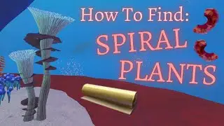 Как найти обрезки и взрослые растения SPIRAL PLANT в саду с растениями Subnautica Below Zero