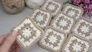Amazing Easy Crochet Blanket Motif Pattern Tutorial🌸#crochet #knitting #diy #handmade 