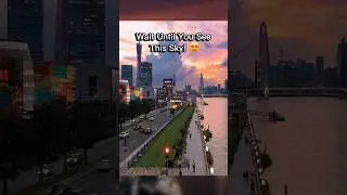 😍Most Beautiful Sunset City View in the World 🌇 #gorgeousviews #chinatravel #sunset #shorts