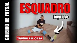 Treino de ESQUADRO em casa para goleiros de futsal #futsal #goleiro #gk